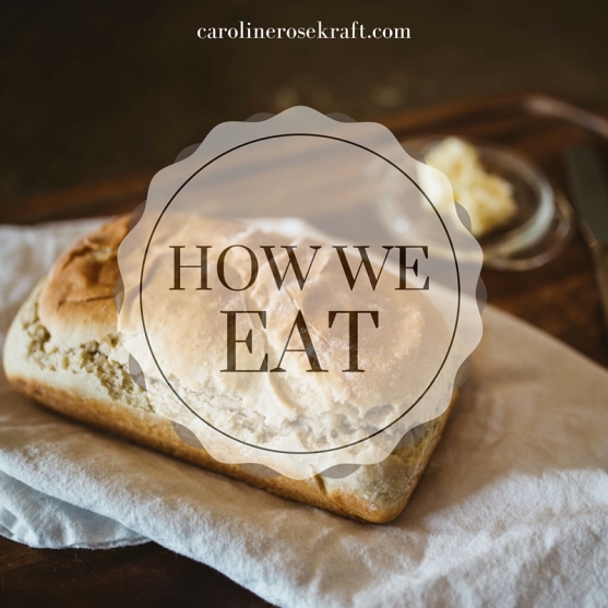 how we eat : at eyrie park